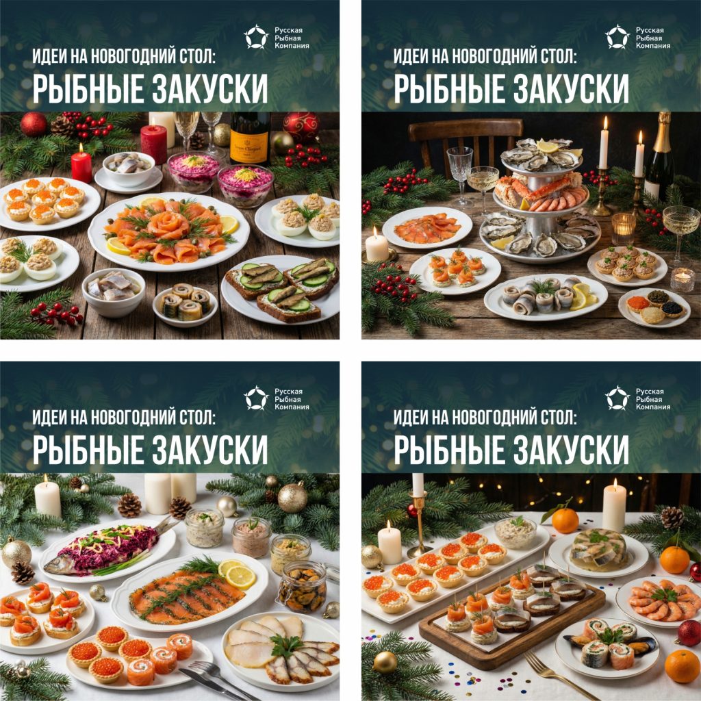 Рыбные закуски на новогодний стол