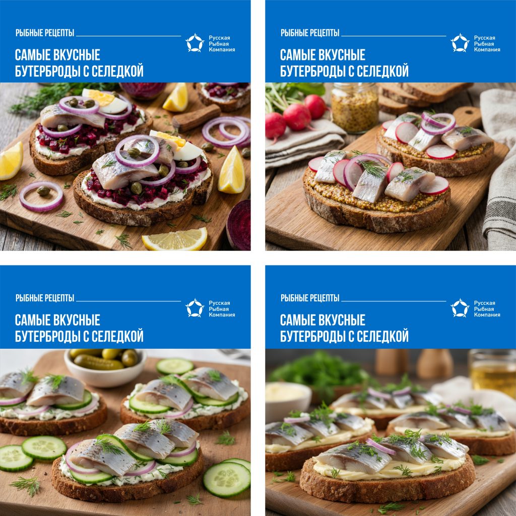 Самые вкусные бутерброды с селедкой