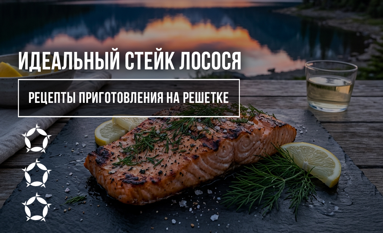 Идеальный стейк лосося на решетке
