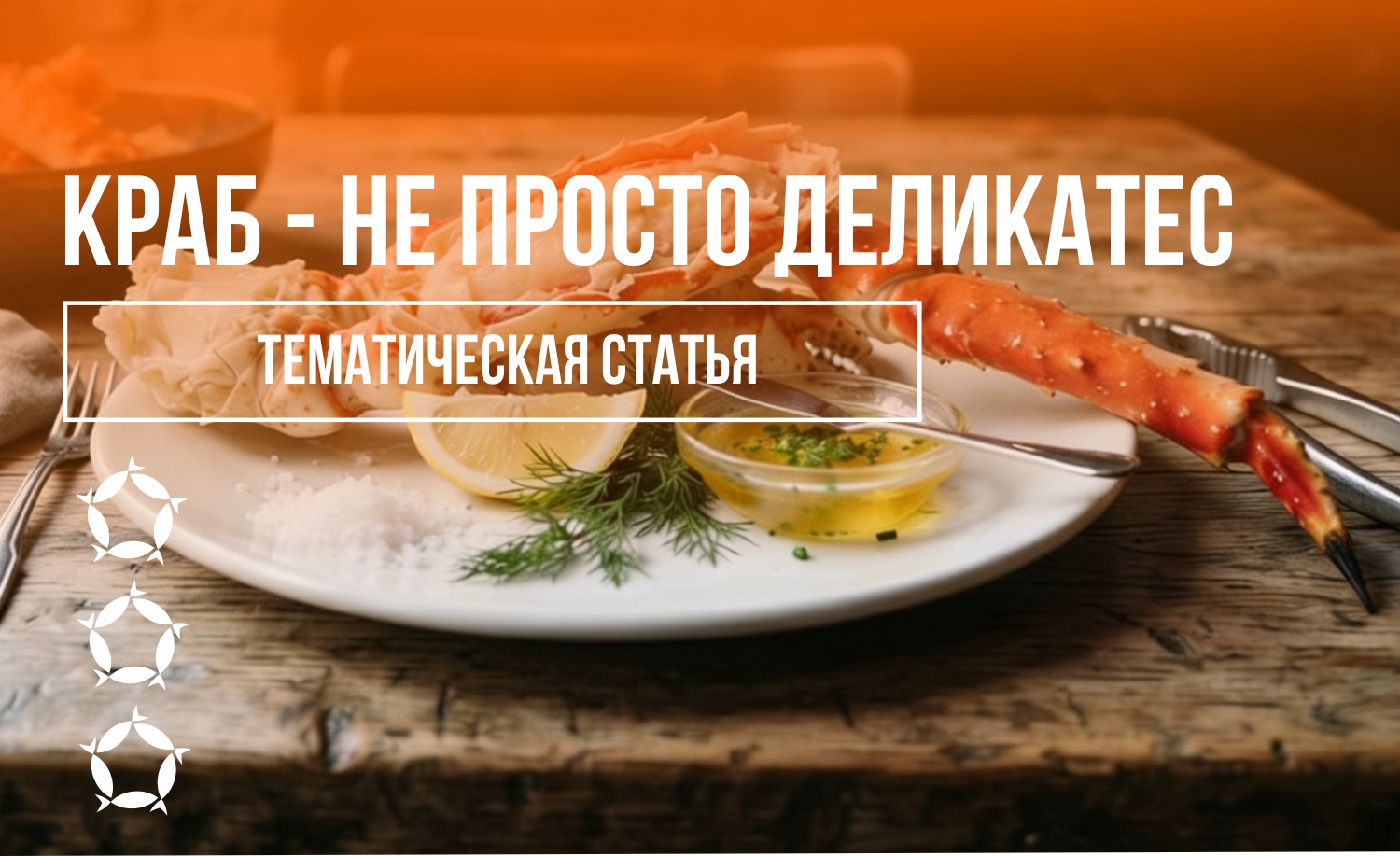 Краб — не просто деликатес